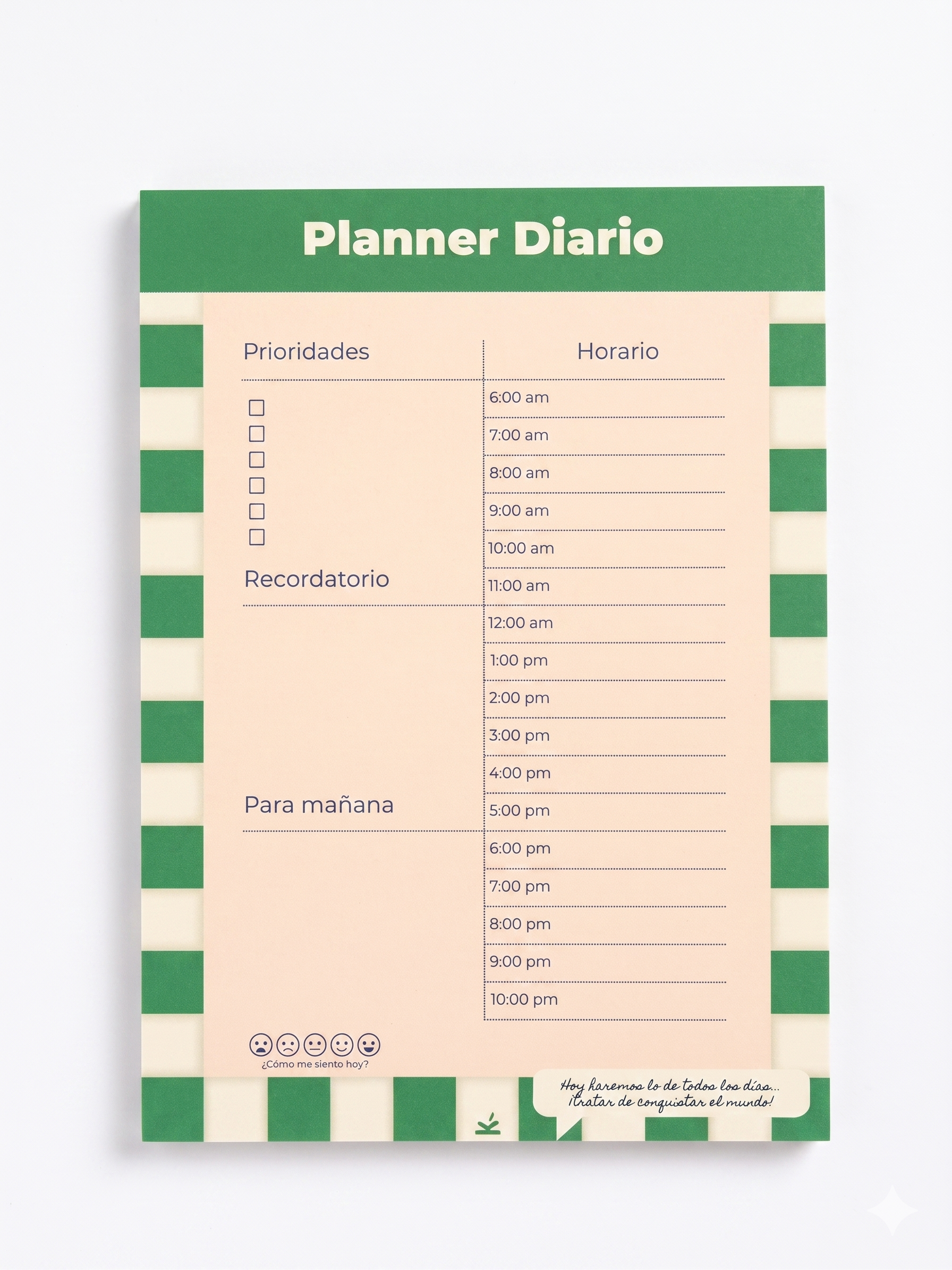 Planer diario - TacoPlanner